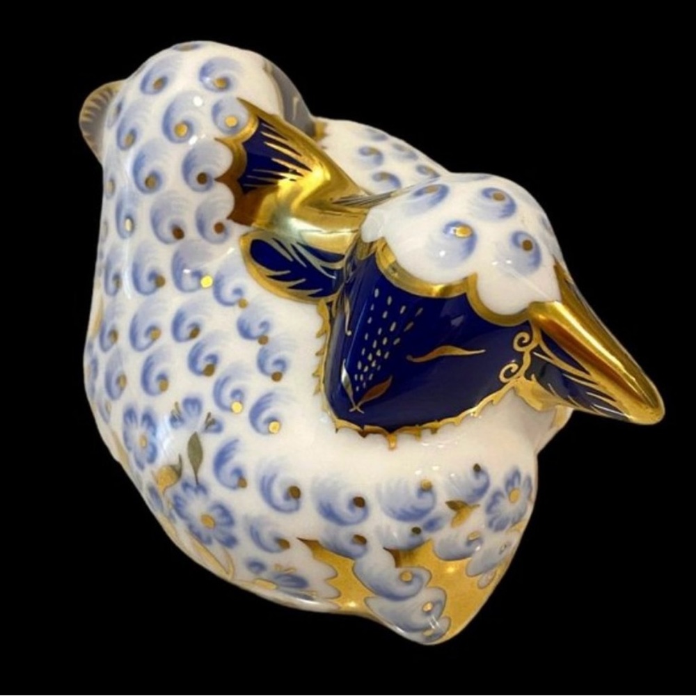 RARE Vintage Collectible Twin Lambs Figurine Paperweight Royal Crown Derby LX